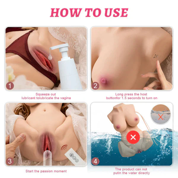 Mag Auto - 16.09LB Automatic Sucking Sex Doll Torso Sex Toy