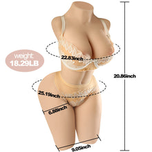 Load image into Gallery viewer, Peggy - 18.29LB Torso Sexy Doll With Slim Waist And Big Ass