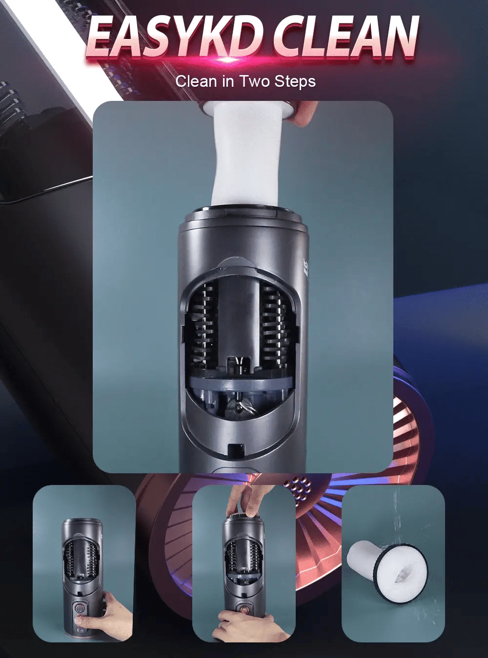 Adjustable Male Stoker Thrusting Wriggling Heating Moaning Masturbator